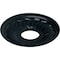 Ekena Millwork Blackthorn Ceiling Medallion (Fits Canopies up to 4 7/8"), 11 3/4"OD x 3 5/8"ID x 1"P, Night Shade CM11BLNSF - alternate 4
